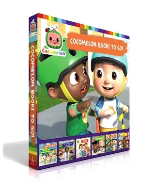 Cocomelon Books to Go! (Boxed Set): Pripravený do školy!; Zoznámime sa s doktorom!; Čo ma robí šťastným; Mám rád svoje meno; Stretnutie s Codym; Som hasič - Cocomelon Books to Go! (Boxed Set): Ready for School!; Let's Meet the Doctor!; What Makes Me Happy; I Like My Name; Playdate with Cody; I'm a Firefigh