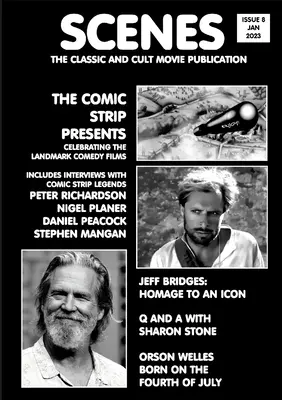 Scény Číslo 8: Publikácia o klasických a kultových filmoch - Komiks predstavuje, Sharon Stoneová - Scenes Issue 8: The Classic and Cult Movie Publication - Comic Strip Presents, Sharon Stone
