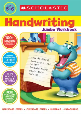 Scholastic Pracovný zošit na písanie rukou Jumbo - Scholastic Handwriting Jumbo Workbook