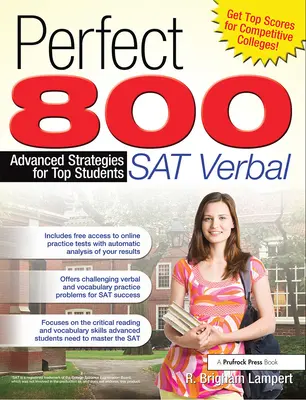 Perfect 800: SAT Verbal: Pokročilé stratégie pre najlepších študentov - Perfect 800: SAT Verbal: Advanced Strategies for Top Students