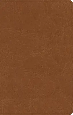 CSB jednoslúpcová Biblia osobnej veľkosti, sedlová pravá koža - CSB Single-Column Personal Size Bible, Saddle Genuine Leather