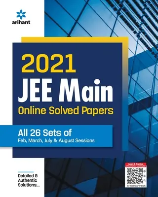 2021 JEE Main Online Solved Papers Všetky 26 sady z februára, marca, júla a augusta - 2021 JEE Main Online Solved Papers All 26 Sets Of Feb, March, July & Aug Sessions