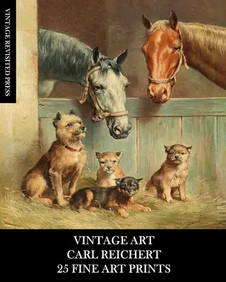 Vintage umenie: Carl Reichert: 25 Fine Art Prints: Zvieracie efeméry na zarámovanie, koláž a dekupáž - Vintage Art: Carl Reichert: 25 Fine Art Prints: Animal Ephemera for Framing, Collage and Decoupage