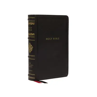 Nkjv, Referenčná Biblia so širokým okrajom, Sovereign Collection, Leathersoft, čierna, červené písmená, Comfort Print: Svätá Biblia, Nová verzia kráľa Jakuba - Nkjv, Wide-Margin Reference Bible, Sovereign Collection, Leathersoft, Black, Red Letter, Comfort Print: Holy Bible, New King James Version
