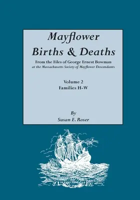 Narodenia a úmrtia Mayflowerovcov zo spisov Georgea Ernesta Bowmana v Massachusettskej spoločnosti potomkov Mayflowerovcov. Zväzok 2, rodiny H-W. Index - Mayflower Births & Deaths, from the Files of George Ernest Bowman at the Massachusetts Society of Mayflower Descendants. Volume 2, Families H-W. Index