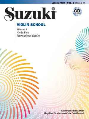 Suzukiho husľová škola: Vydanie pre ázijské krajiny, kniha a CD - Suzuki Violin School: Asian Edition, Book & CD
