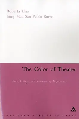 Farba divadla: Rasa, kultúra a súčasné predstavenie - The Color of Theater: Race, Culture and Contemporary Performance