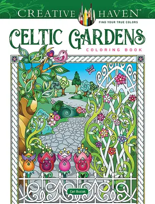 Creative Haven Keltské záhrady Omaľovánky - Creative Haven Celtic Gardens Coloring Book