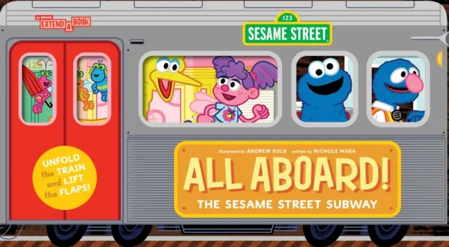 Všetci na palubu! metro zo Sezamovej ulice (rozšírená kniha vydavateľstva Abrams) - All Aboard! the Sesame Street Subway (an Abrams Extend-A-Book)