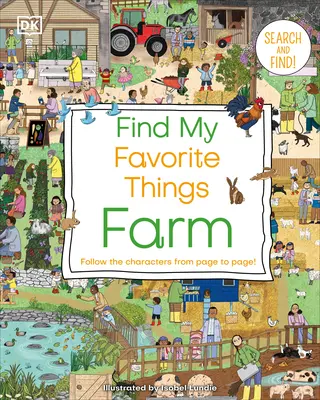 Nájsť moje obľúbené veci Farma: Sledujte postavy zo strany na stranu - Find My Favorite Things Farm: Follow the Characters from Page to Page
