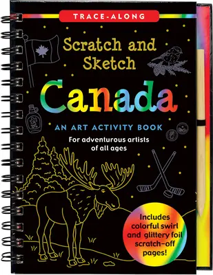 Scratch & Sketch Canada: Kniha výtvarných aktivít pre odvážnych umelcov - Scratch & Sketch Canada: An Art Activity Book for Adventurous Artists