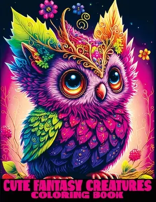 Roztomilé fantasy bytosti Omaľovánky: Rozkošné zvieratká na vyfarbenie s magickými bytosťami a imaginárnymi svetmi - Cute Fantasy Creatures Coloring Book: Adorable Animals to Color with Magical Creatures and Imaginary Worlds
