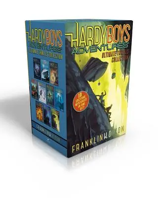 Hardy Boys Adventures Ultimate Thrills Collection (Boxed Set) (zbierka): Tajomstvo červeného šípu; Záhada prízračnej lúpeže; Zmiznutie hry; Do tenka Ai - Hardy Boys Adventures Ultimate Thrills Collection (Boxed Set): Secret of the Red Arrow; Mystery of the Phantom Heist; The Vanishing Game; Into Thin Ai