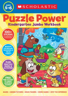 Puzzle Power Kindergarten Jumbo pracovný zošit - Puzzle Power Kindergarten Jumbo Workbook