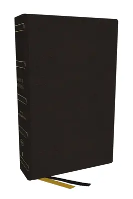 Kjv, stredoslúpcová referenčná Biblia s apokryfmi pravá koža, čierna, 73 000 krížových odkazov, červené písmo, pohodlná tlač: Verzia kráľa Jakuba - Kjv, Center-Column Reference Bible with Apocrypha Genuine Leather, Black, 73,000 Cross-References, Red Letter, Comfort Print: King James Version