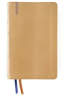 Niv, Študentská Biblia, osobný formát, kožená, hnedá, indexovaná na palec, pohodlná tlač - Niv, Student Bible, Personal Size, Leathersoft, Tan, Thumb Indexed, Comfort Print