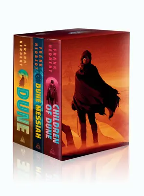 Sága Duna Franka Herberta v 3 knihách v luxusnej väzbe v tvrdej väzbe: Dune, Dune Messiah a Children of Dune - Frank Herbert's Dune Saga 3-Book Deluxe Hardcover Boxed Set: Dune, Dune Messiah, and Children of Dune