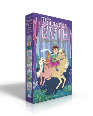Kolekcia kúzelných poníkov princeznej Evie (Boxed Set): Lesný vílí poník; Jazdecký tábor jednorožcov; Dúhové žriebä; Zakliaty snehový poník - Princess Evie Magical Ponies Collection (Boxed Set): The Forest Fairy Pony; Unicorn Riding Camp; The Rainbow Foal; The Enchanted Snow Pony