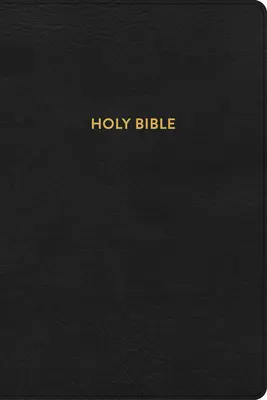 KJV Rainbow Study Bible, Black Leathertouch, Indexed