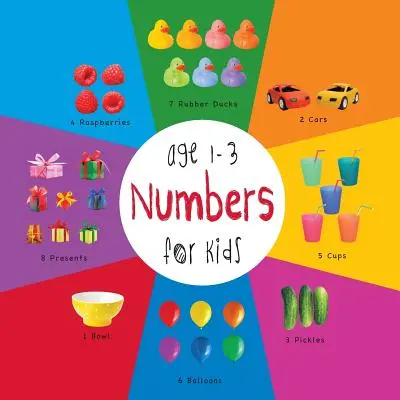 Čísla pre deti od 1 do 3 rokov (Engage Early Readers): Detské učebnice) - Numbers for Kids age 1-3 (Engage Early Readers): Children's Learning Books)