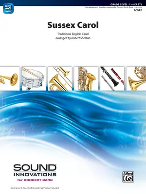 Sussexská koleda: partitúra pre dirigenta - Sussex Carol: Conductor Score