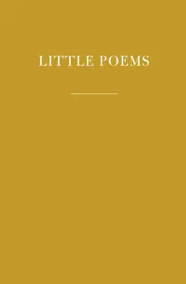Malé básne - Little Poems