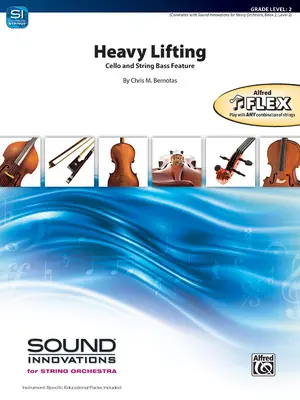 Heavy Lifting: Violončelo a sláčikový bas, partitúra a diely pre dirigenta - Heavy Lifting: Cello and String Bass Feature, Conductor Score & Parts