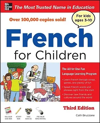 Francúzština pre deti s tromi audio CD, tretie vydanie - French for Children with Three Audio CDs, Third Edition