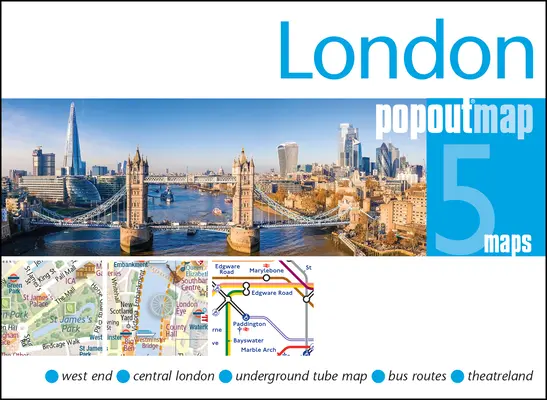 Londýn Výsuvná mapa - London Popout Map