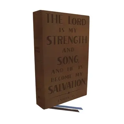 Kjv, referenčná Biblia osobnej veľkosti, Verse Art Cover Collection, pravá koža, hnedá, červené písmeno, indexovaný palec, pohodlná tlač: Svätá Biblia, King Jam - Kjv, Personal Size Reference Bible, Verse Art Cover Collection, Genuine Leather, Brown, Red Letter, Thumb Indexed, Comfort Print: Holy Bible, King Jam