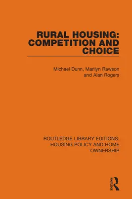 Vidiecke bývanie: Konkurencia a výber - Rural Housing: Competition and Choice