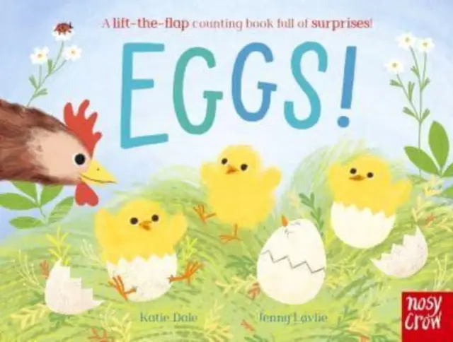 Vajíčka! - Knižka plná prekvapení, ktorá sa dvíha na klapky! - Eggs! - A lift-the-flap counting book full of surprises!