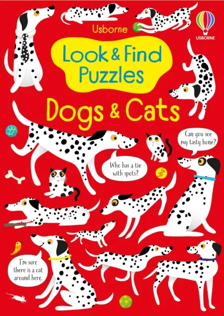 Hádanky Hľadaj a nájdi Psy a mačky - Look and Find Puzzles Dogs and Cats
