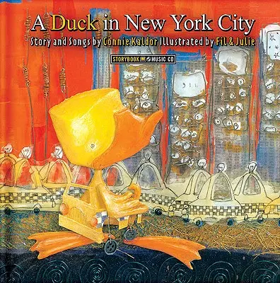 Kačka v New Yorku [s CD] - A Duck in New York City [With CD]