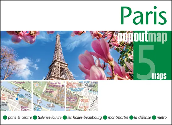 Mapa Paríža Popout - Paris Popout Map