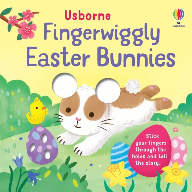 Veľkonoční zajačikovia na prstoch - Fingerwiggly Easter Bunnies