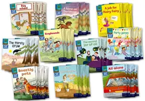 Čítaj a píš Inc. Phonics Book Bag Books: Modrá sada 6 knižných tašiek (balenie 100 ks) - Read Write Inc. Phonics Book Bag Books: Blue Set 6 Book Bag Books (Pack of 100)