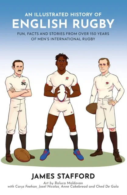 Ilustrovaná história anglického ragby: Zábava, fakty a príbehy z viac ako 150 rokov medzinárodného mužského ragby - Illustrated History of English Rugby - Fun, Facts and Stories from over 150 Years of Men's International Rugby