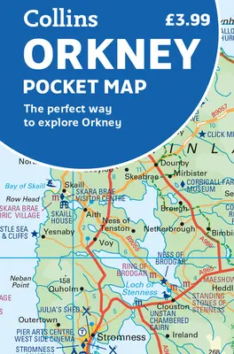 Vrecková mapa Orkney: Perfektný spôsob, ako preskúmať Orkneje - Orkney Pocket Map: The Perfect Way to Explore Orkney