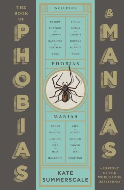 Kniha fóbií a mánií - Dejiny sveta v 99 obsesiách - Book of Phobias and Manias - A History of the World in 99 Obsessions