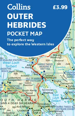 Kapesná mapa Vonkajších Hebríd: Ideálny spôsob, ako preskúmať západné ostrovy - Outer Hebrides Pocket Map: The Perfect Way to Explore the Western Isles
