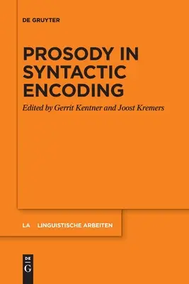 Prozódia v syntaktickom kódovaní - Prosody in Syntactic Encoding
