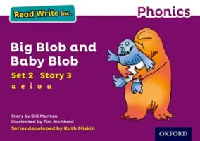 Read Write Inc. Phonics: Fialová sada 2 Storybook 3 Big Blob and Baby Blob - Read Write Inc. Phonics: Purple Set 2 Storybook 3 Big Blob and Baby Blob