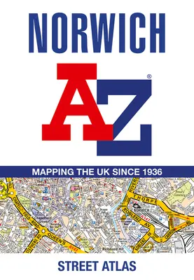Norwich A-Z Atlas ulíc - Norwich A-Z Street Atlas