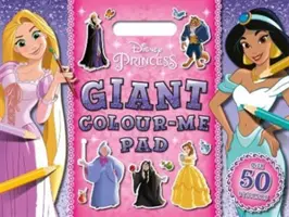 Disney Princezné: Obrovská podložka na vyfarbovanie - Disney Princess: Giant Colour Me Pad