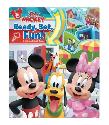 Mickey Ready, Set, Fun!: Zvedaj a hľadaj - Mickey Ready, Set, Fun!: A Lift-And-Seek Book