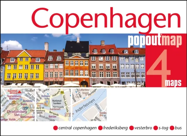 Kodaňská vysúvacia mapa - Copenhagen Popout Map