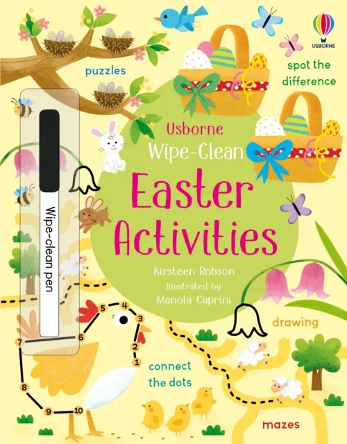 Veľkonočné aktivity na utieranie - Wipe-Clean Easter Activities