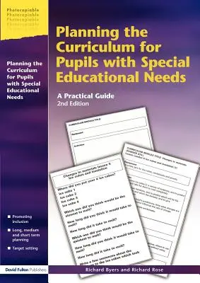 Plánovanie učebných osnov pre žiakov so špeciálnymi vzdelávacími potrebami: Praktická príručka - Planning the Curriculum for Pupils with Special Educational Needs: A Practical Guide