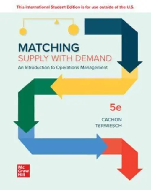 ISE Zosúladenie ponuky s dopytom: Úvod do operačného manažmentu - ISE Matching Supply with Demand: An Introduction to Operations Management
